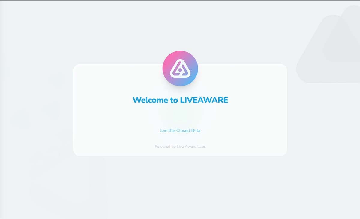 Live Aware - $4.8M Seed