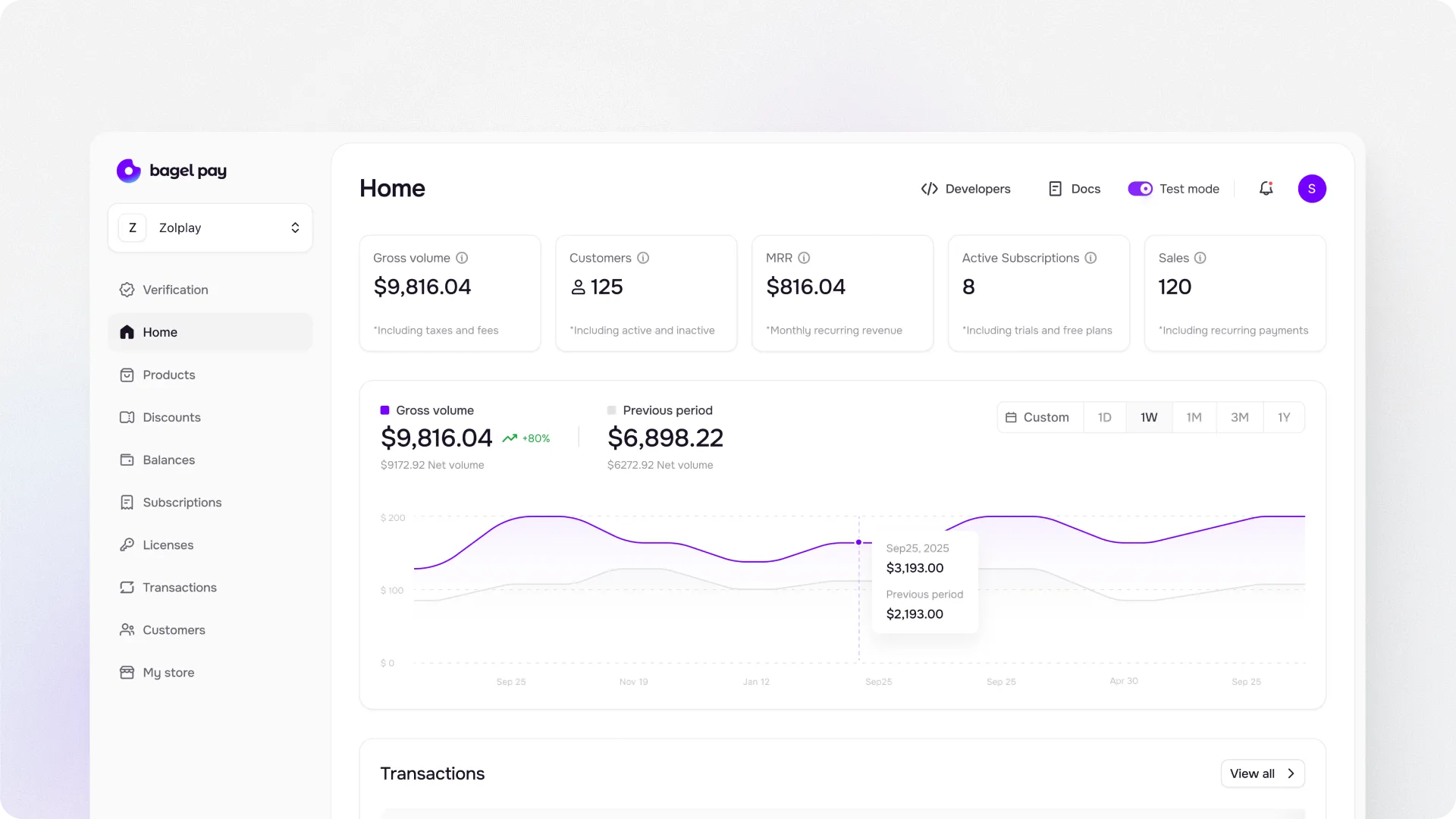 BagelPay showcase — plate 04