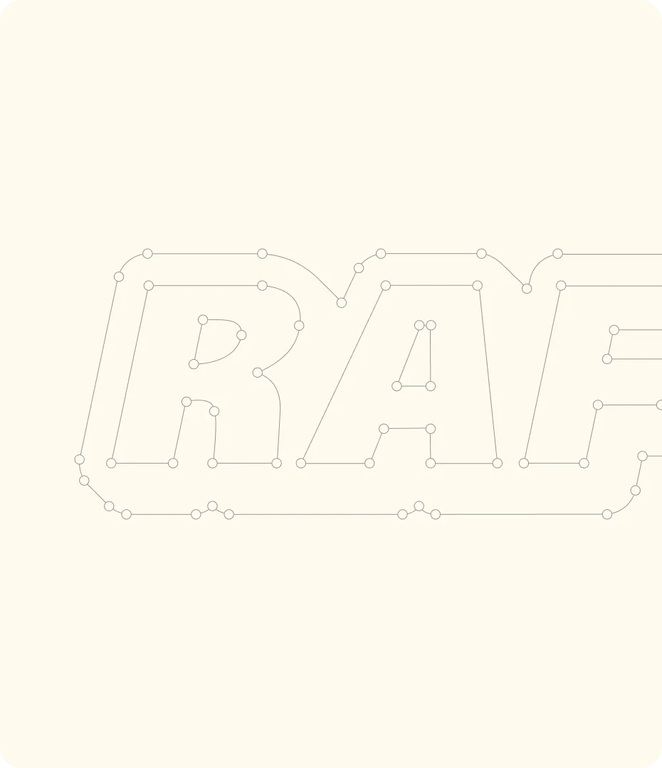 Wordmark construction sketch