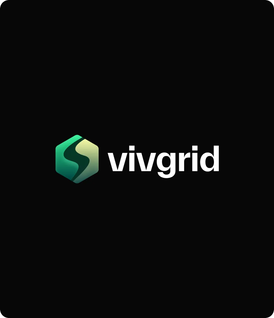 The lockup — green folded hexagon beside the wordmark