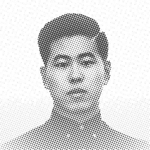 Cali Castle — halftone portrait